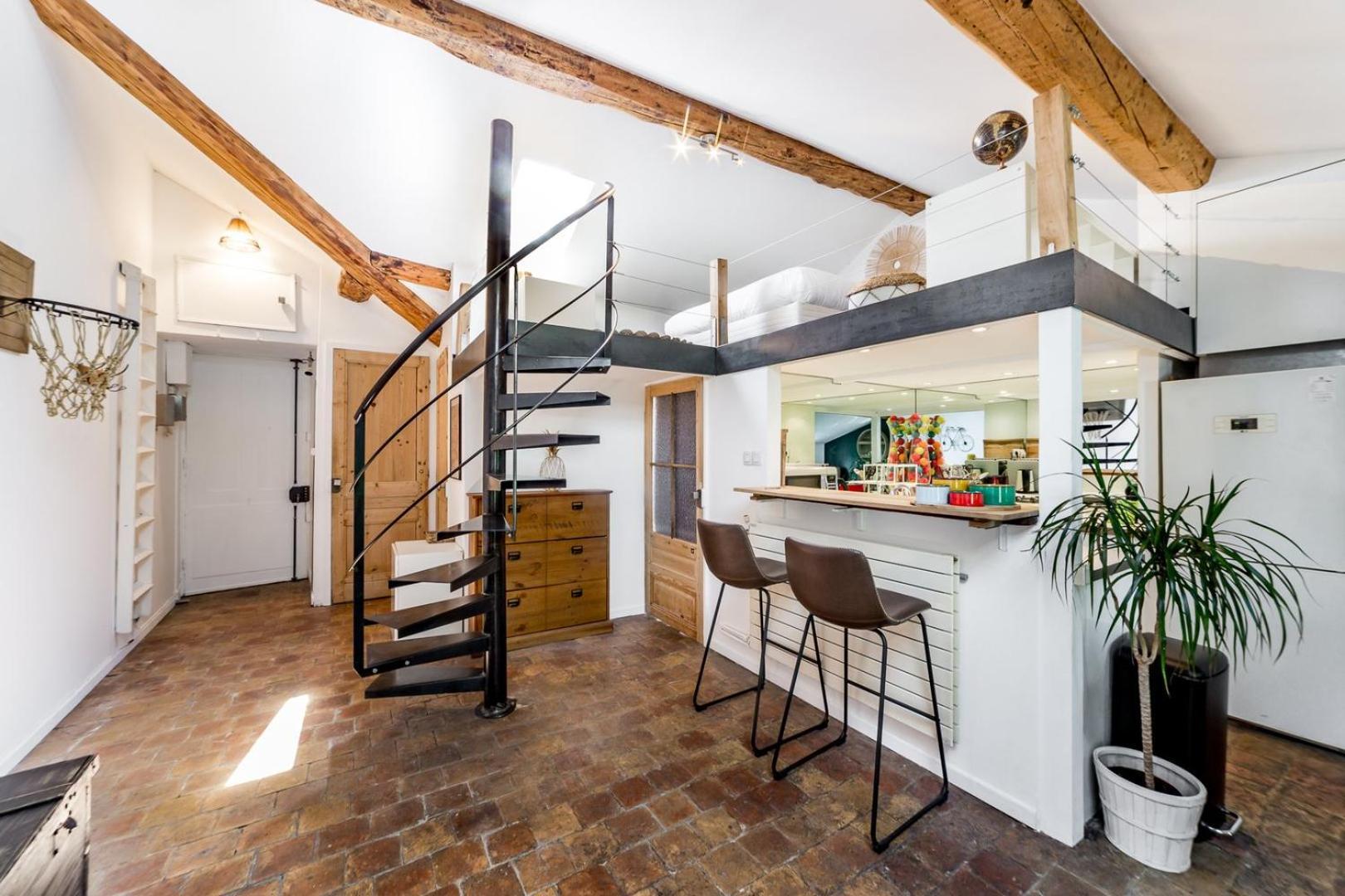 Apartmán Le Loft Des Artistes De La Croix-Rousse Ail Lyon Exteriér fotografie