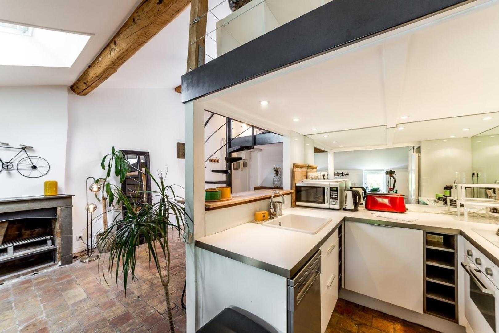 Apartmán Le Loft Des Artistes De La Croix-Rousse Ail Lyon Exteriér fotografie